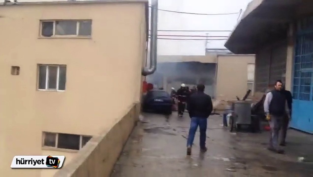 Topkapı sanayide patlama