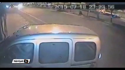 Kazadan saniyelerle kurtuldular