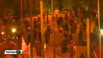 Yunanistan'da göstericiler polisle çatıştı