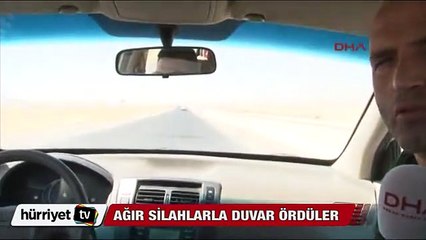 Peşmerge Mahmur'un dışında ağır silahlarla duvar ördü