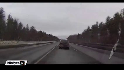 Kendi kazasını kaydetti