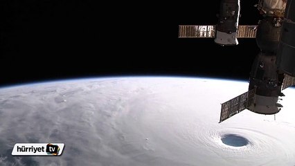 NASA Süper tayfunu böyle görüntüledi