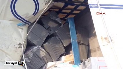 TIR devrildi, trafik felç