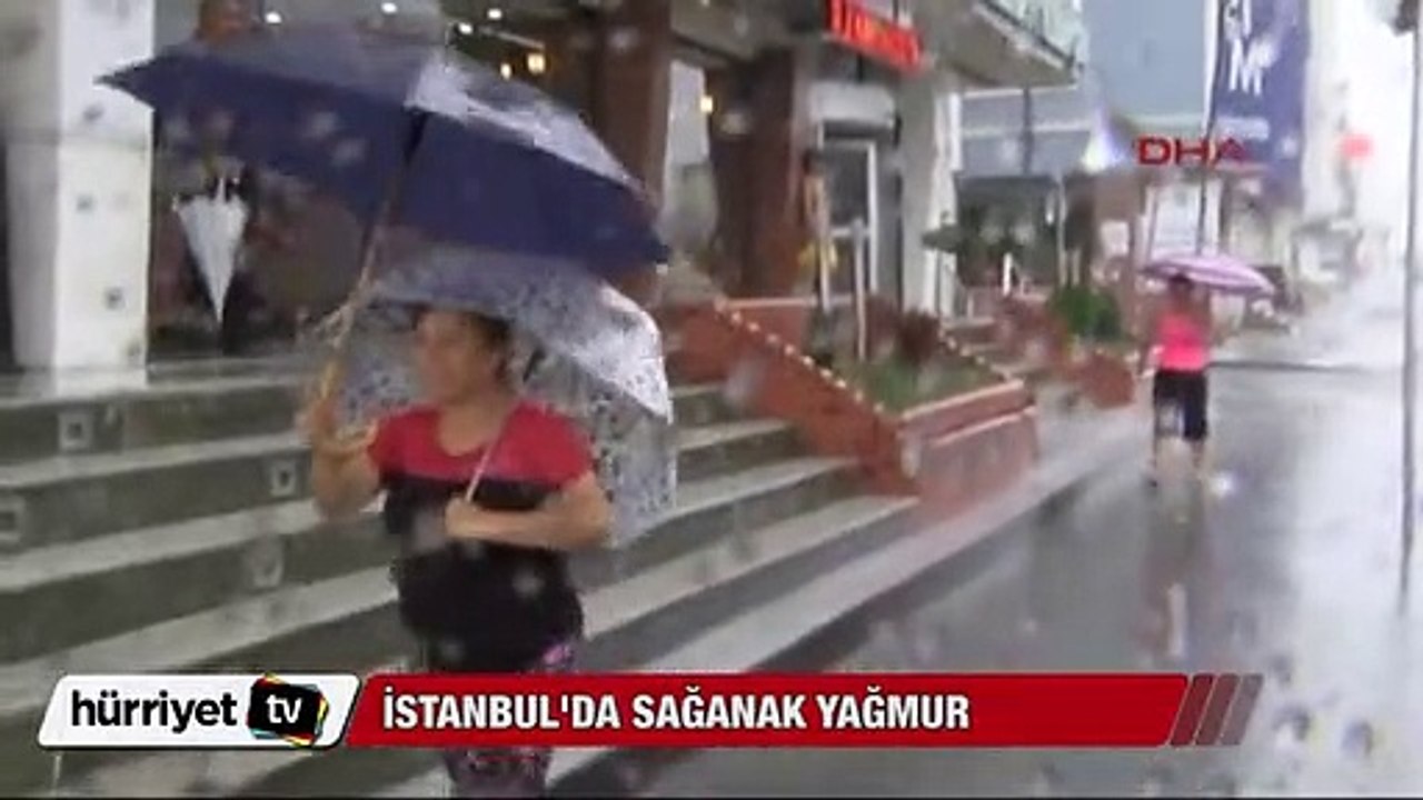 İstanbul'da sağanak yağmur
