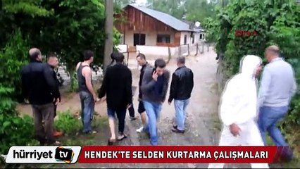 Selin ortasında mahsur kaldılar