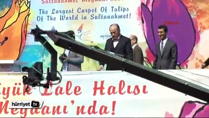 İstanbul'a  dünyanın en büyük 'Lale Halısı'