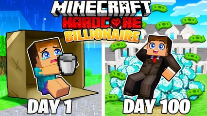 I Survived 100 DAYS as a PENGUIN in HARDCORE Minecraft!