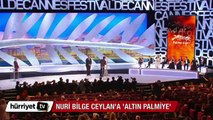 Nuri Bilge Ceylan'a 'Altın Palmiye' ödülü