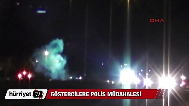İpek Yolu'nu kapatan göstericilere polis müdahalesi