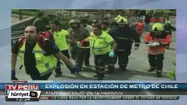 Şili'de metro istasyonunda patlama