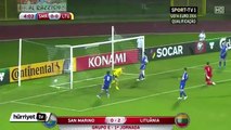 San Marino-Litvanya maçından özet görüntüler