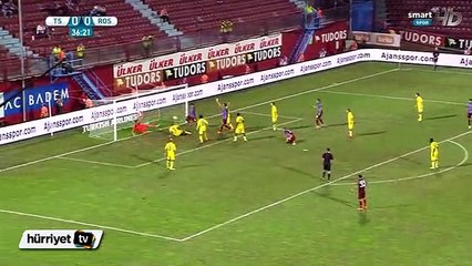 Trabzonspor, Rostov karşısında büyük avantaj yakaladı
