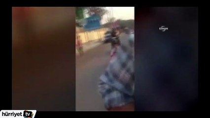 Minik motorcu trafiğe çıktı