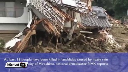Japonya'da toprak kayması: En az 27 ölü