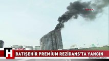 REZİDANSTA KORKUTAN YANGIN