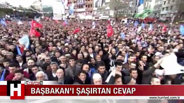 BAŞBAKAN SORDU VATANDAŞLAR CEVAPLADI