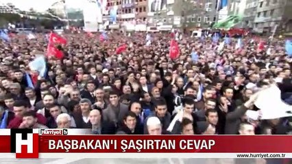 BAŞBAKAN SORDU VATANDAŞLAR CEVAPLADI