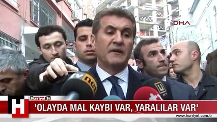 SARIGÜL 'OLAYDA MAL KAYBI VAR, YARALILAR VAR. İNŞALLAH CAN KAYBI OLMAZ'