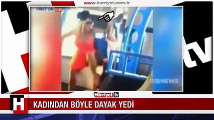 OTOBÜSTE ŞOKE EDEN OLAY