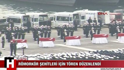 ŞEHİTLER İÇİN TÖREN DÜZENLENDİ