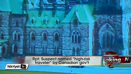 Kanada'da silahlı saldırganın güvenlik kamerasına yansıyan görüntüleri