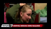 Norveç Ordusu'nda kadın erkek aynı yatakhanede