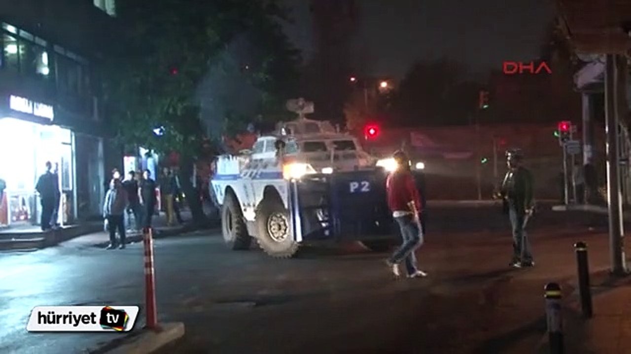 Okmeydanı'nda gergin gece