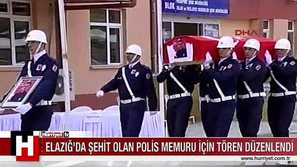 ŞEHİT POLİS MEMURU İÇİN TÖREN DÜZENLENDİ