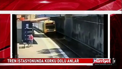 TREN İSTASYONUNDA KORKU DOLU ANLAR