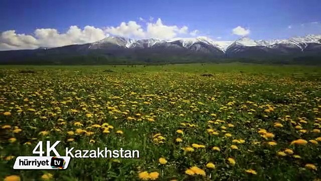 Bu inanılmaz doğa manzaraları Kazakistan’da çekildi