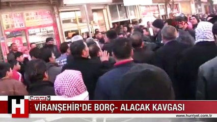 VİRANŞEHİR'DE SOPALI-BIÇAKLI KAVGA