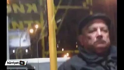 Otobüste genç kızı böyle taciz etti