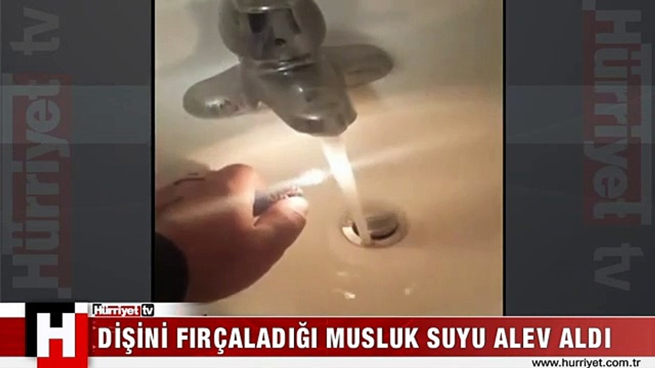 MUSLUK SUYU BÖYLE ALEV ALDI