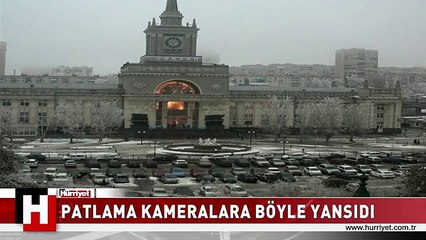 RUSYA'DAKİ PATLAMA ANI KAMERADA