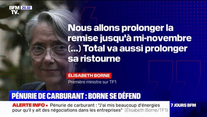 Élisabeth Borne annonce le maintien de la ristourne sur le carburant
