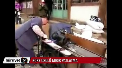 Kore usulü mısır patlatma