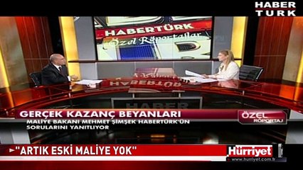 BAKAN ŞİMŞEK: ARTIK ESKİ MALİYE YOK