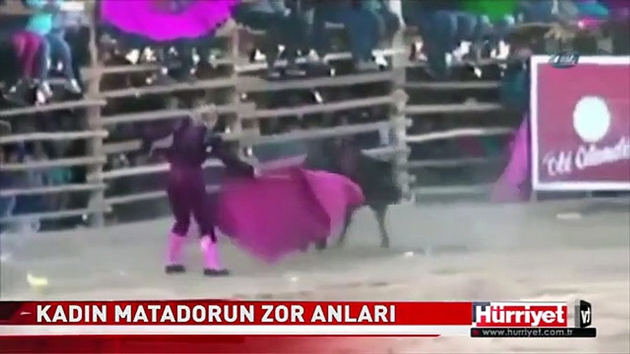 MEKSİKALI KADIN MATADORUN ZOR ANLARI