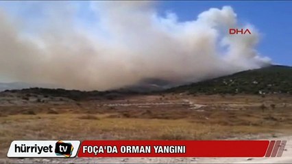 İzmir'de 2 ayrı noktada orman yangını çıktı