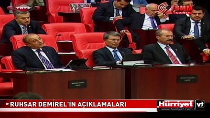 İŞTE RUHSAR DEMİREL'İN MECLİS'TEKİ KONUŞMASI