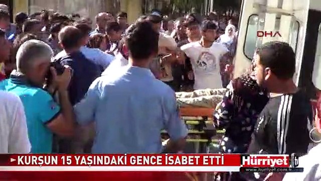 SURİYE'DEN GELEN MERMİ 15 YAŞINDAKİ GENCE İSABET ETTİ