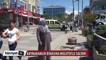 Sancaktepe kaymakamlık binasına molotoflu saldırı