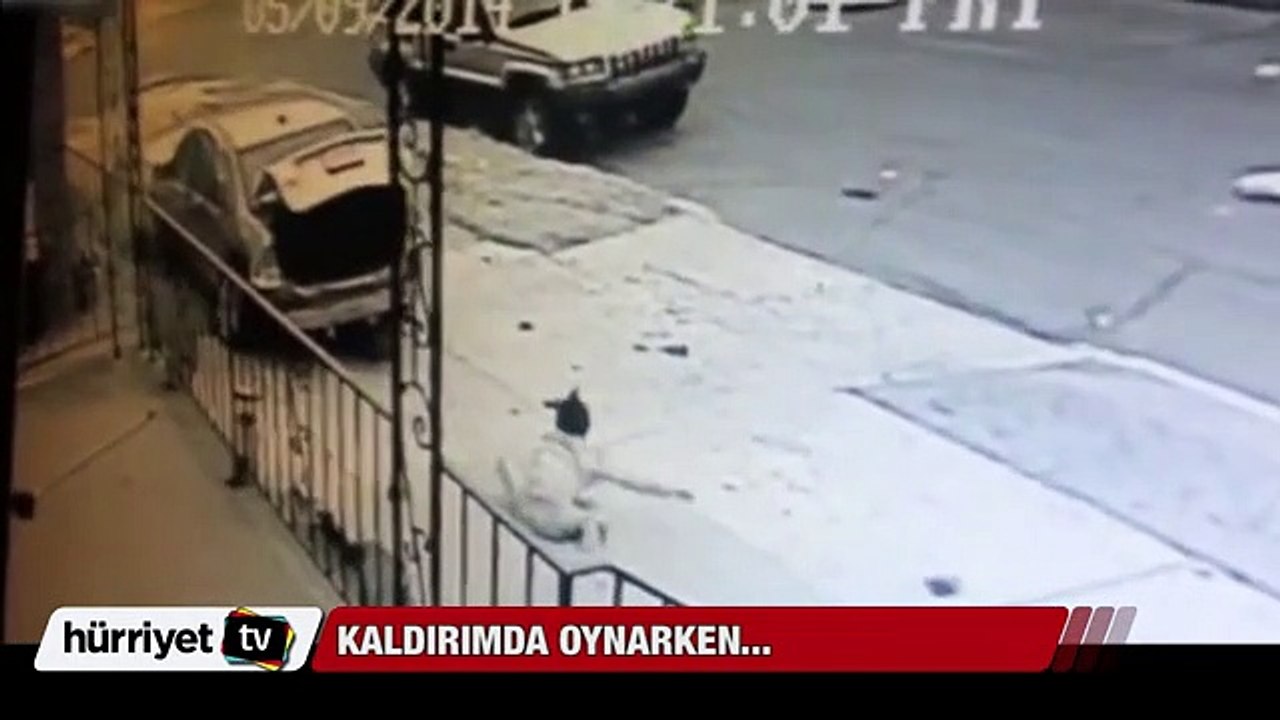 Küçük kızın mucize kurtuluşu!