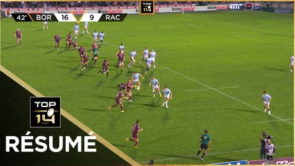 TOP 14 - Résumé Union Bordeaux-Bègles-Racing 92: 29-17 - J7 - 2022-2023