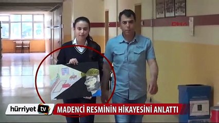 Resmi çizerken babamdan ilham aldım