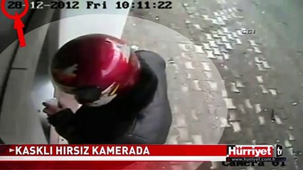 KASKLI HIRSIZ KAMERADA