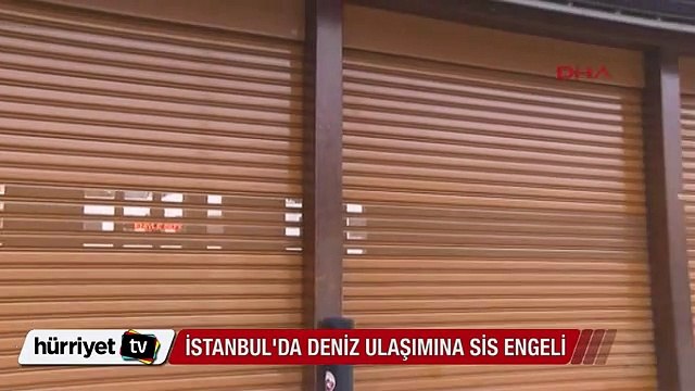 İstanbul güne sisle uyandı