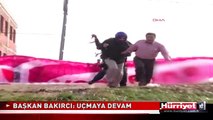 BELEDİYE BAŞKANI YAMAÇ PARAŞÜTÜ YAPMAK İSTERKEN DÜŞTÜ