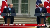 ERDOĞAN-OBAMA ORTAK BASIN TOPLANTISI DÜZENLEDİ