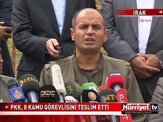 PKK, REHİN TUTTUĞU 8 KAMU GÖREVLİSİNİ TESLİM ETTİ